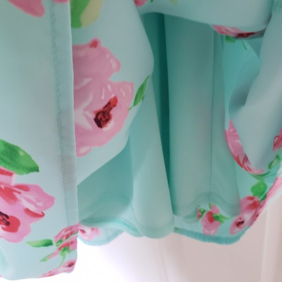 Bo Bel Aqua Dress Size Medium - Picture 6 of 9